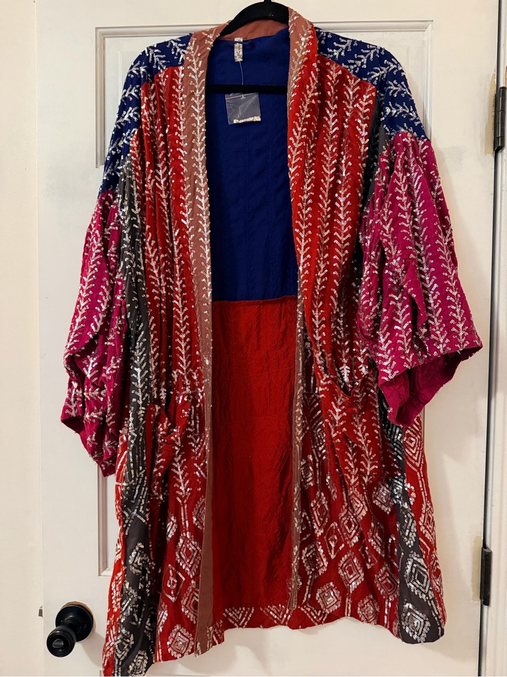 Free People Boho Sequin Kimono Duster
